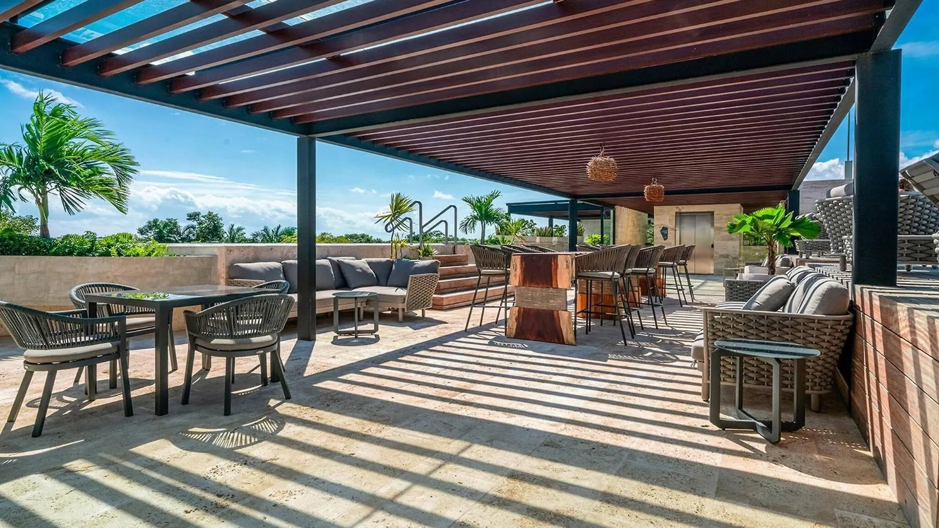 度假居 Luxury 3 Bedroom Condo - Infinity Pool - Awa Residences - Condo Anahuac 110 普拉亚卡门 墨西哥