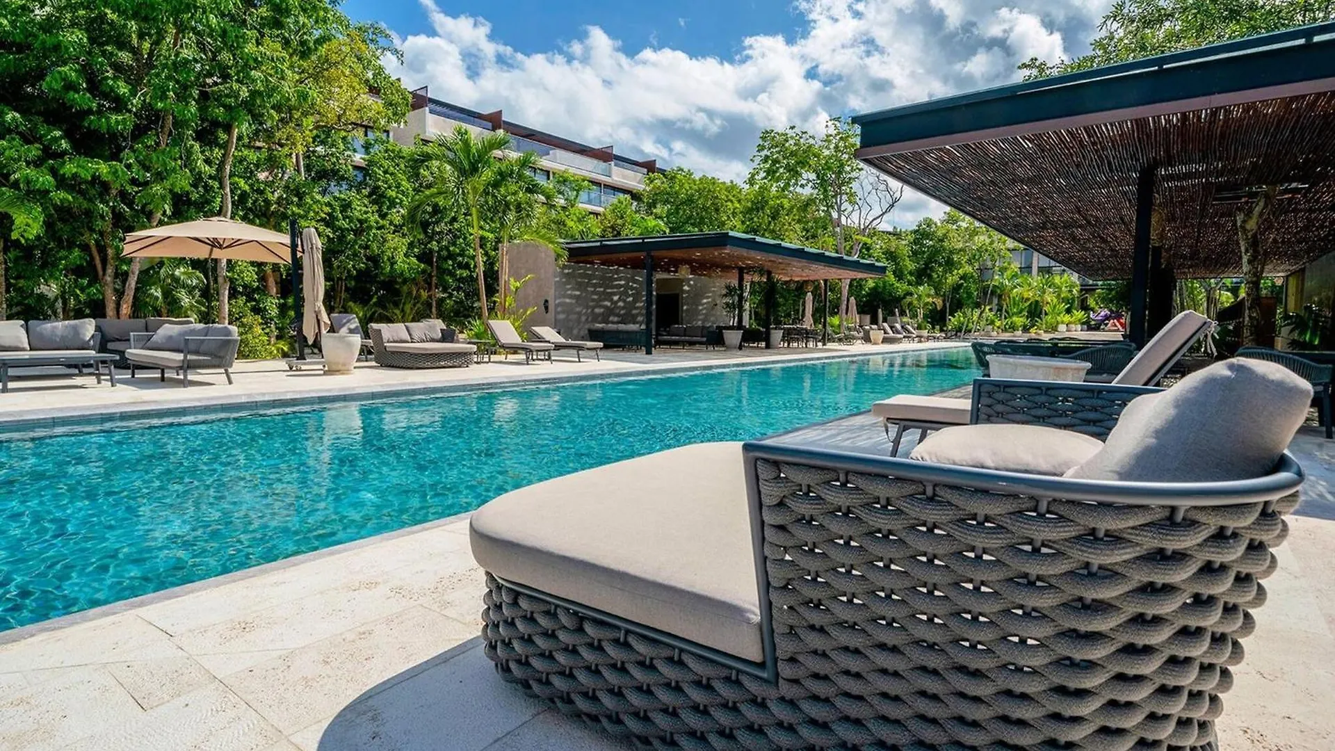 度假居 Luxury 3 Bedroom Condo - Infinity Pool - Awa Residences - Condo Anahuac 110 普拉亚卡门